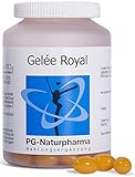 Gelee Royal, 150 Kapseln mit Vitamin E, 166,6 mg Gelée Royal (entspr. 500mg frischem Gelee Royale) und 7,2 mg Vitamin E, hoher Anteil an 10-HDA (min. 4,5%), KEIN PULVER, hergestellt in Deutschland