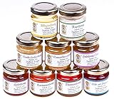 9x 50g Honig Probierset | Geschenkset – naturbelassener Honig zum Kennenlernen, Kombination variiert (von Imkerei Nordheide)